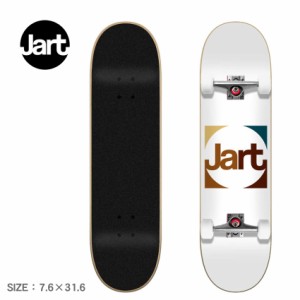 【ラッピング対象外】ジャート スケートボード スケートボード レディース メンズ FRAME 7.6 ブラック 黒 ホワイト 白 JART SKATEBOARDS 