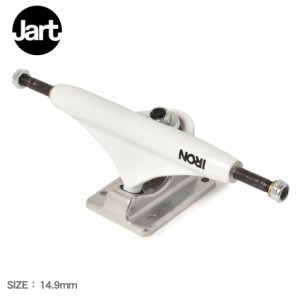 ジャート スケートボード トラック レディース メンズ アイアン 149mm トラック ハイ ホワイト 白 JART SKATEBOARDS IRTR0021A019 ロゴ 