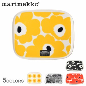 マリメッコ 食器 プレート 15×12cm ブラック 黒 レッド 赤 MARIMEKKO キッチン インテリア 小皿 中皿 ブランド デザイン おしゃれ ギフ