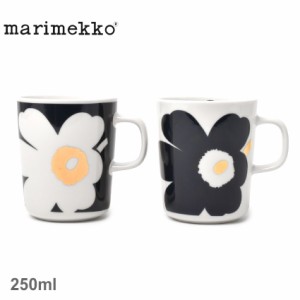 【ラッピング対象外】マリメッコ 食器 Juhla Unikko マグカップセット 250ml ブラック 黒 ゴールド 金 MARIMEKKO 72928 雑貨 キッチン ブ