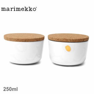 マリメッコ ボウル Unikko ボウル 250ml 2個セット ホワイト 白 ゴールド MARIMEKKO 72882 コップ 食器 キッチン インテリア かわいい ナ