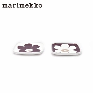 マリメッコ プレート ウニッコ プレートセット ホワイト ダークワイン クレイ MARIMEKKO 72050 コップ 食器 キッチン インテリア かわい