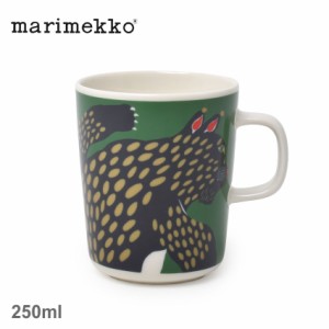 マリメッコ 食器 ILVES マグカップ 250ml グリーン 緑 ブラック 黒 MARIMEKKO 72628 雑貨 キッチン ブランド 北欧 おしゃれ 人気 定番 ア