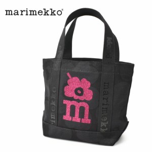 マリメッコ トートバッグ CARRIER MINI UNIKKO トートバッグ ブラック 黒 ピンク MARIMEKKO 92481 鞄 カバン ランチトート ミニバッグ 北