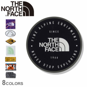 ザ ノースフェイス シール TNF プリント ステッカー ブラック 黒 ホワイト 白 THE NORTH FACE NN32348 ステッカー おしゃれ ロゴ ワンポ