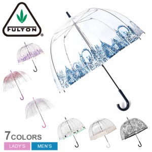 フルトン 傘 バードケージ NO.2 FULTON L042 ビニール傘 かわいい メンズ レディース 雨具 長傘 ブランド