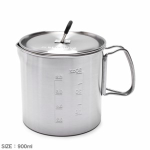 ソロストーブ 調理器具 ポット900 シルバー SOLO STOVE POT1 山 登山 レジャー キッチン クッキング アウトドア キャンプ 調理 器具 用品