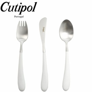 クチポール カトラリー アリスセット フォーク スプーン ナイフ CUTIPOL CT-ALW-F-30 プレゼント 食卓 子供 おしゃれ 食器 ホワイト 白 