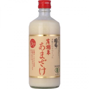 国菊有機米あまざけ（甘酒）ノンアルコール500ml×2本篠崎（福岡）