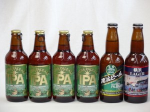 クラフトビールパーティ6本セット IPA330ml×4本　横浜ラガー330ml 　横浜ビールピルスナー330ml