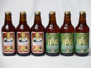 クラフトビールパーティ6本セット　金しゃちアルト330ml×3本　IPA330ml×3本