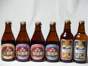 クラフトビールパーティ6本セット　金しゃちピルスナー330ml 　金しゃちアルト330ml　ミツボシヴァイツェン330ml　ミツボシウィンナスタ