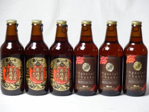 クラフトビールパーティ6本セット　名古屋赤味噌ラガー330ml×3本　IPA感謝ビール330ml×3本