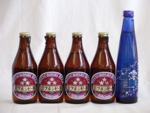 クラフトビールパーティ5本セット　ミツボシヴァイツェン330ml×4本　日本酒スパークリング清酒(澪300ml)