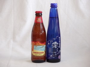 クラフトビールパーティ2本セット　ハワイコナビール(ロングボードアイランドラガー355ml)日本酒スパークリング清酒(澪300ml)