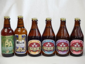 クラフトビールパーティ6本セット IPA330ml　金しゃちピルスナー330ml　ミツボシウィンナスタイルラガー330ml ミツボシピルスナー330ml　