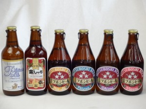 クラフトビールパーティ6本セット プラチナエール330ml　金しゃちアルト330ml　ミツボシウィンナスタイルラガー330ml ミツボシピルスナー