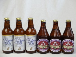 クラフトビールパーティ6本セットプラチナエール330ml ミツボシヴァイツェン330ml