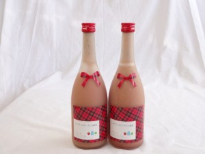 2本セット ミルクたっぷりいちごの梅酒 研醸 720ml×2本