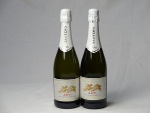 ワインセット スパークリングワイン甘口2本セット 天使のアスティ・スプマンテ スパークリングイタリアワイン（甘口）750ml×2