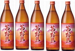 5本セット霧島酒造　本格芋焼酎　茜霧島　900ml×5本(鹿児島県)