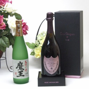 セレクションSAKE史上最強福袋2本セット(芋焼酎魔王720ml ドン　ペリニヨン　ロゼ750ml)