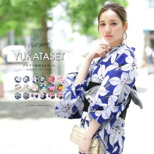 浴衣セット レディース レトロ 浴衣セット 3点セット(浴衣+帯+下駄) fb08 花火大会 夏祭り 女性用 女性浴衣 ゆかた