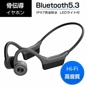 「進化版」骨伝導イヤホン Bluetooth 5.3 ワイヤレスイヤホン マイク付きヘッドホン 12H連続再生 耳掛け式 自動ペアリング両耳通話 超軽