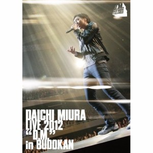 DVD/三浦大知/DAICHI MIURA LIVE 2012 ”D.M.” in BUDOKAN (通常版)