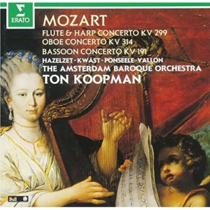 CD/トン・コープマン/モーツァルト:木管楽器のための協奏曲集 (解説付)