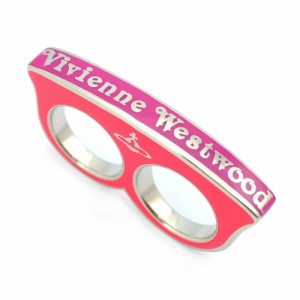 ヴィヴィアンウエストウッド レディース リング 指輪10号/VIVIENNE WESTWOOD ナックルダスター リング 指輪 ピンク