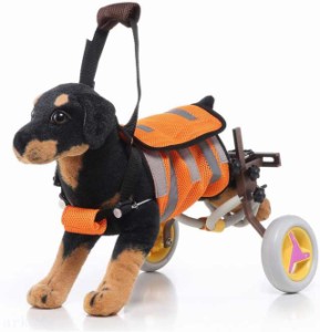 犬の歩行器 犬 ペット 車椅子 後肢 リハビリ 調整可能 ドックウォーカー 補助輪