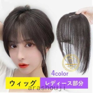 部分ウィッグ ヘアピース 耐熱 部分ウィッグ かつら自然 ダークブラウン レディース 前掛け髪 女性 オシャレ かつら