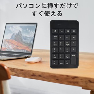 テンキー USB 有線 電卓 キーボード 薄型 テンキーパッド コンパクト 高耐久 人間工学設計 小型 持ち運び ショートカットキー 片手 おし