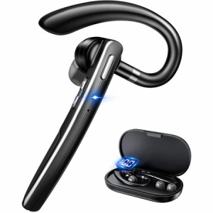 ワイヤレスイヤホン 片耳 Bluetooth5.1 耳掛け型 ビジネス Bluetoothイヤホン 12時間連続 ハンズフリー通話 マイク内蔵 高音質 マイク内