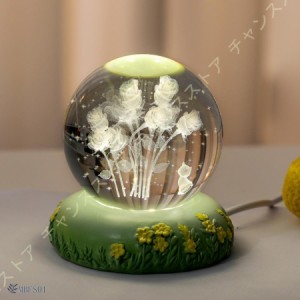 3Dアート 置き物 プレゼント 女性 おしゃれ 月のランプ クリスタルボール クリスタル置物 癒しグッズ 雰囲気作り 部屋装飾品 おきもの 室