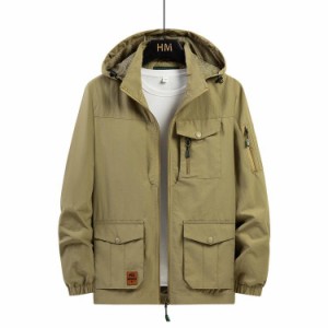 マウンテンパーカー メンズ アウトドアウェア 登山 ジャケット マウンパ アウター 大きいサイズ 春物 春服 防風防寒