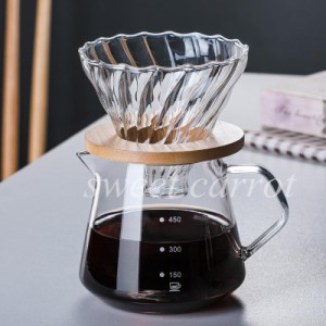 コーヒードリッパー お洒落 ドリッパー コーヒー用品 コーヒーサーバードリッパーセット 耐熱ガラス 家庭用 会社 プレゼント