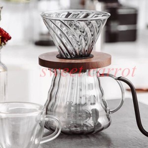 コーヒードリッパー ドリッパー コーヒーサーバードリッパーセット 耐熱ガラス 360/600ml コーヒー器具セット