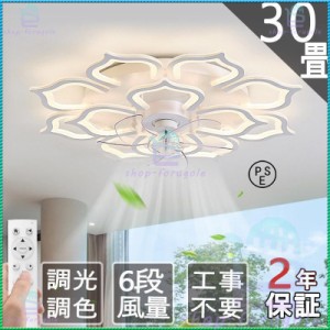 シーリングファンライト 2024 LED 12畳 節電 省エネ 調光調色 北欧 ファン付き照明 扇風機 風量調節 静音 空気循環 エコ シーリングライ