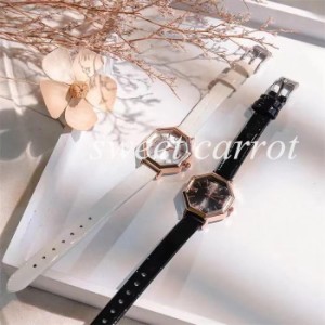 【新品】 腕時計 レディース 時計 オクタゴン おしゃれ PU 韓国風 20代 30代 40代 女性 ギフト プレゼント 誕生日 母の日 彼女 安品