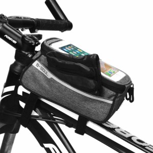 自転車 トップチューブバッグ サイクリングバッグ サイドバック ロードバイク バイク フロントバッグ コンパクト 軽量 大容量 多機能