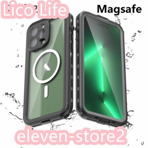 iPhone 防水ケース Magsafe ケース iPhone14 13 12 11 pro max ケース 完全防水 ケース クリア iPhone14 Plus フルカバー 耐衝撃 スマホ