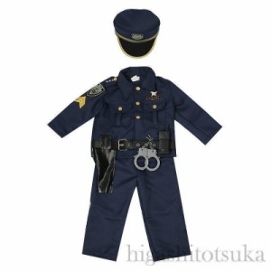 衣装子供警官男の子ポリス仮装コスチューム警察キッズパイロット子供服警察官制服おまわりさんパーティー道具