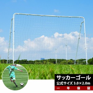 【1日限定/5%OFFクーポン】フットサルゴール 公式サイズ 3m×2m 組み立て式 キャリーバッグ付 室内 屋外兼用 練習用ネット サッカーゴー