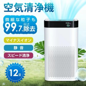 空気清浄機 12畳 マイナスイオン 10000mAh コードレス 小型 携帯便利 コンパクト 花粉 除菌 脱臭 静音 ウィルス PM2.5 三段階調整