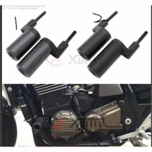 エンジンガード スライダー 保護 プロテクター ZRX1200R ZRX1100 ブラック/カーボン柄