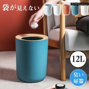 ごみ箱 ゴミ箱 ダストボックス 12L くず入れ 袋が見えない 隠す くずかご リビング 寝室 洗面所 部屋 キチン 臭い対策 移動便利