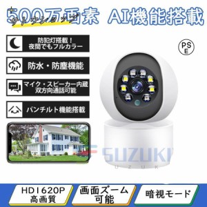 防犯カメラ 屋外 家庭用 ソーラー ワイヤレス 2024 WIFI 500万画素 見守りカメラ 自動追尾 常時録画 防水 防犯灯カメラ 室内カメラ 夜間