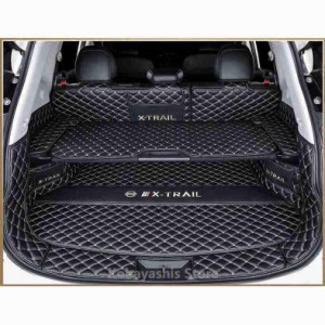 新型 エクストレイル 後期 ラゲッジマット X-TRAIL T32 NT32 HT32 HNT32 PU レザーラゲッジマット アクセサリー ニッサン